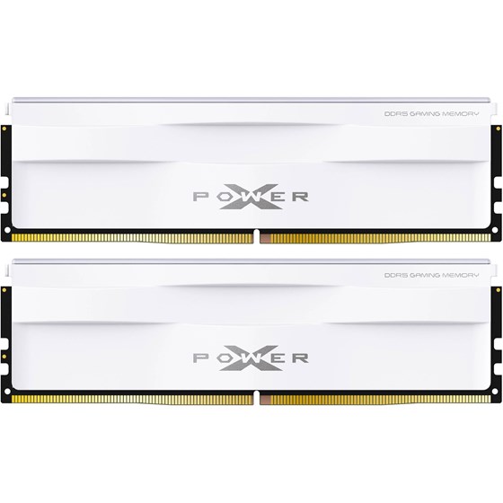 Memorija za PC, 32GB (2x 16GB) DDR5 6000 MT/s, Silicon Power XPOWER Zenith, RGB, CL30, White, SP032GXLWU60AFDH