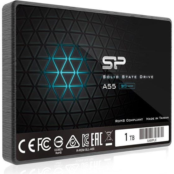 SSD 1TB Silicon Power Ace A55 2.5" SATA III 560/530 MB/s, PN: SP001TBSS3A55S25