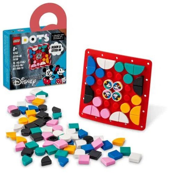 LEGO DOTS Prišivak Mickey Mouse i Minnie Mouse 41963