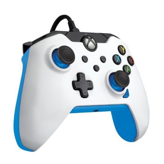 PDP XBOX WIRED CONTROLLER WHITE - ION (BLUE)