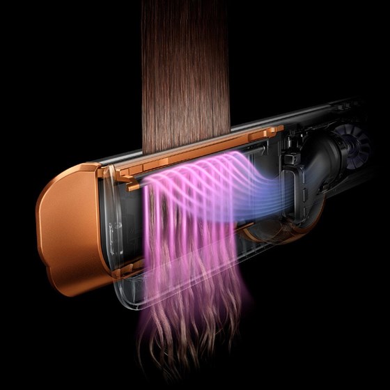 Dyson pegla za kosu Airstrait Bright Nickel/Bright Copper