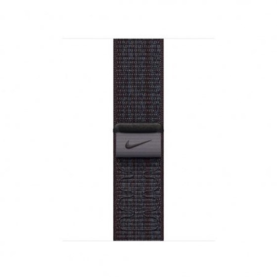 Apple Watch 41mm Nike Band: Black/Blue Nike Sport Loop, mujv3zm/a