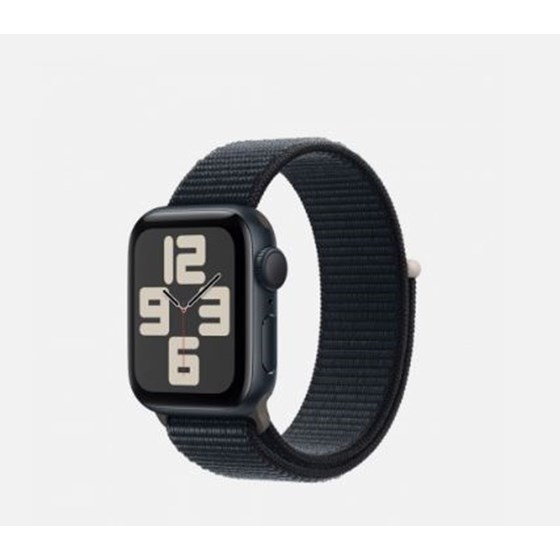 Apple Watch SE2 v2 GPS 40mm Midnight Alu Case w Midnight Sport Loop, mre03qh/a