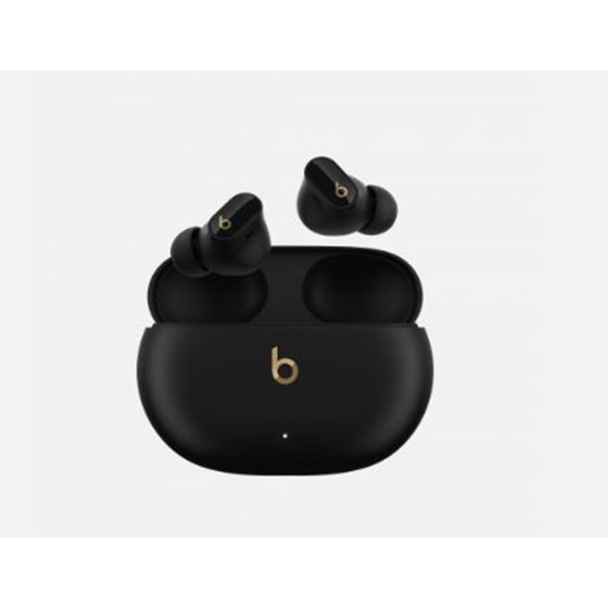 Beats Studio Buds + - True Wireless Noise Cancelling Earbuds - Black / Gold, mqlh3zm/a