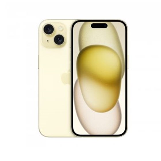 Apple iPhone 15, 6.1", 6GB/256GB, iOS 17, Yellow, mtp83sx/a