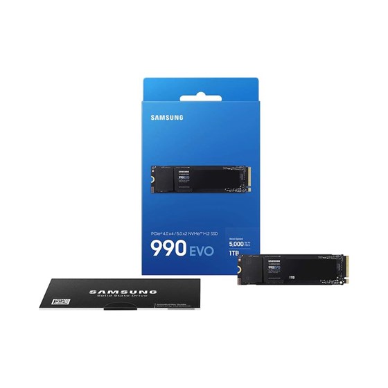 SSD 1TB Samsung 990 EVO M.2 NVMe PCIe 5.0 x2 P/N: MZ-V9E1T0BW