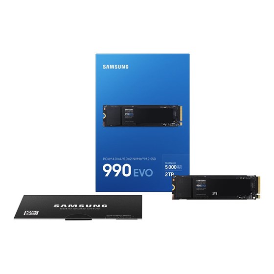 SSD 2TB Samsung 990 EVO M.2 NVMe PCIe 5.0 x2 P/N: MZ-V9E2T0BW