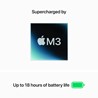 Apple MacBook Air, mryr3cr/a, 15.3", M3 8-Core, 8GB, 256GB SSD, macOS, Apple 10-Core GPU