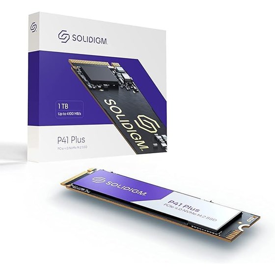 SSD 1TB Solidigm P41 Plus Series PCIe Gen4 NVMe 4.0 x4 M.2 2280 3D NAND, SSDPFKNU010TZX1