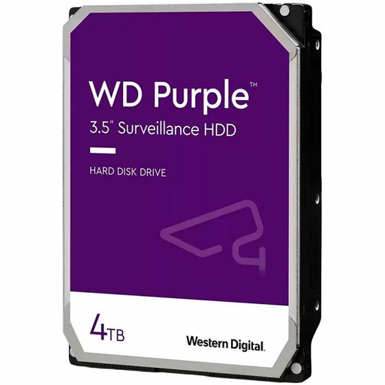 HDD 4TB WD Purple 3.5",  SATA 6Gb/s, 5400rpm, 256MB cache, WD43PURZ