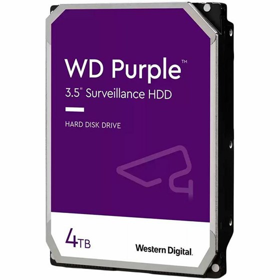 HDD 4TB WD Purple Surveillance SATA3, 5400rpm, 256MB cache, WD43PURZ
