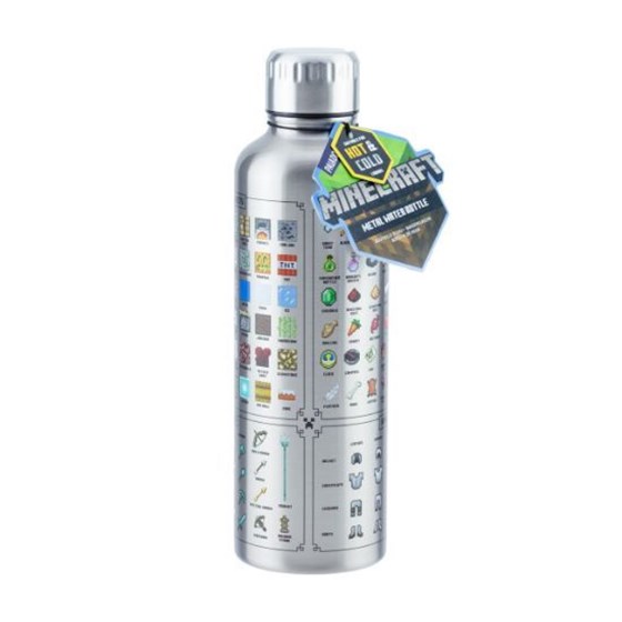 PALADONE MINECRAFT METAL WATER BOTTLE