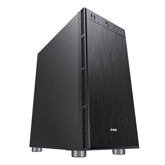 Kućište MS FIGHTER V320, Gaming, Midi tower, bez napajanja, ATX, crno