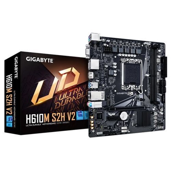 Matična ploča Gigabyte, H610M S2H V2, Intel H610, LGA 1700, mATX, DDR5