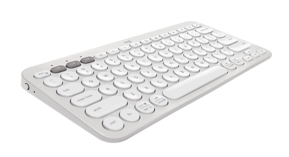 Tipkovnica Bežična Logitech K380s Bluetooth bežična tipkovnica, bijela PN: 920-011852
