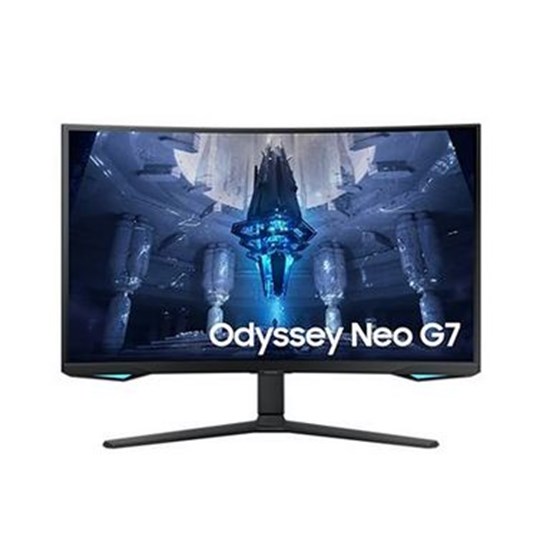 Monitor Samsung Odyssey G75NB, 32" UHD, VA, 165Hz 1ms, DP/HDMI/USB, Pivot, AMD FreeSync, Zakrivljen, Crni, LS32BG750NPXEN