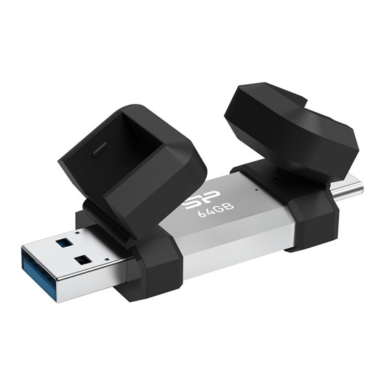Memorija USB 3.2 Gen1 Stick 64GB Silicon Power Mobile C51, crna