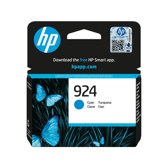 Tinta HP 924 Cyan P/N: 4K0U3NE