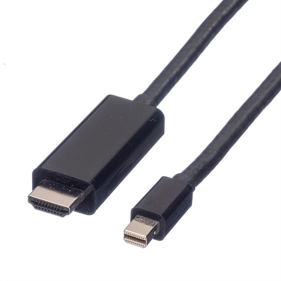 Kabel miniDisplayPort M - HDMI M 2m Roline 
