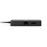 Micorosft Surface USB C Travel Hub, 1x USB C, 1x USB A, 1x RJ45, 1x HDMI (4K 60Hz), 1x VGA, 161-00011