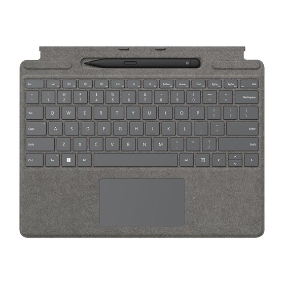 Microsoft Surface Pro Signature Tipkovnica + Slim Pen 2 za Surface Pro 8/9/10/11, Platinum, 8X8-00067