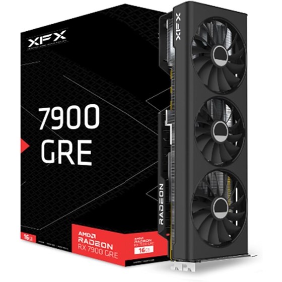 Grafička kartica XFX, AMD Radeon RX 7900 GRE GAMING, 16GB GDDR6, 1x HDMI, 3x DisplayPort, RX-79GMERCB9