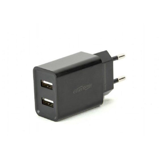 Univerzalni punjač 2.1A 2x USB Gembird crni, EG-U2C2A-03-BK