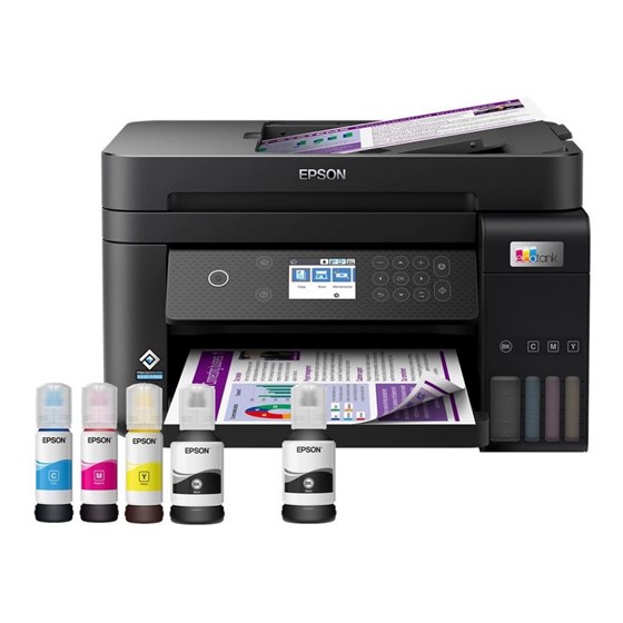Multifunkcijski pisač EPSON EcoTank L6270, 4800 x 1200 dpi, 15.5 str/min, USB, WiFi, LAN, C11CJ61403
