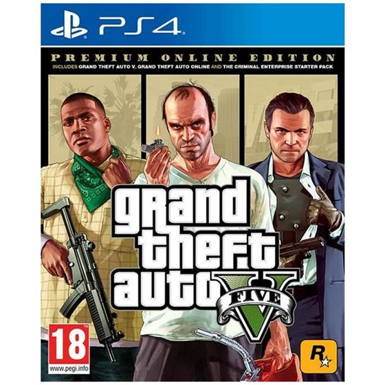 PS4 GTA 5 PREMIUM ONLINE EDITION