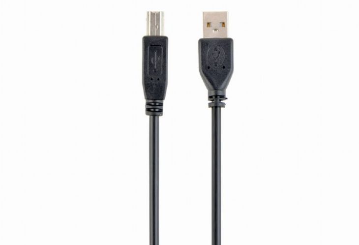 Kabel USB 2.0 Tip A - USB Tip B 1.8m Crni Gembird (printer kabel) P/N: CCP-USB2-AMBM-6