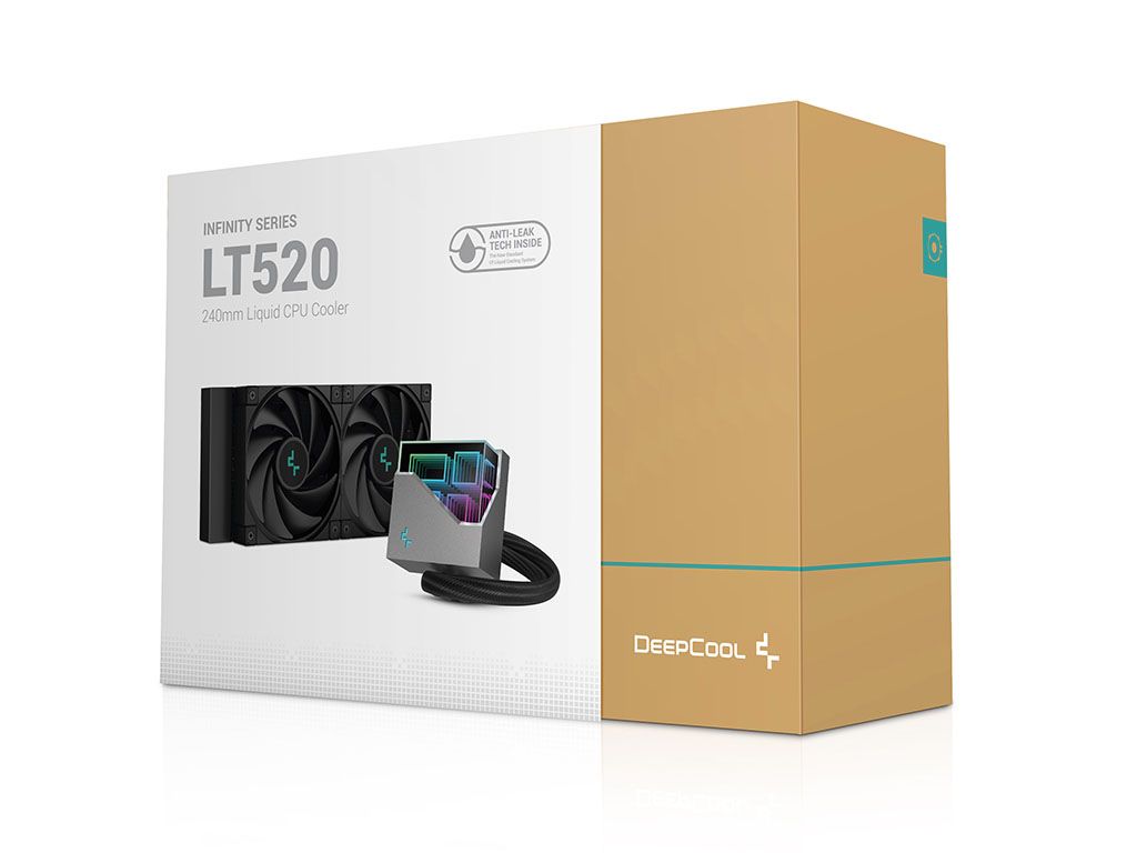 Vodeno Hlađenje DeepCool LT520, 240mm, RGB, Black
