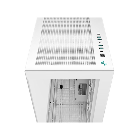 Kućište DeepCool CH780, E-ATX, Bez napajanja, Kaljeno staklo, ARGB, Bijela, R-CH780-WHADE41-G-1