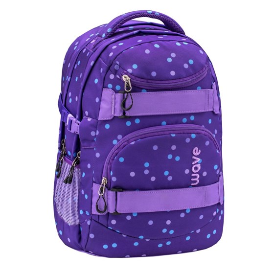 Ruksak Wave Infinity Purple Dots 338-72/A/18