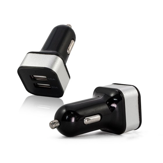 Adapter Auto punjač USB 2x USB 2.1A + 1A Crni (bez kabela) P/N: 33091042