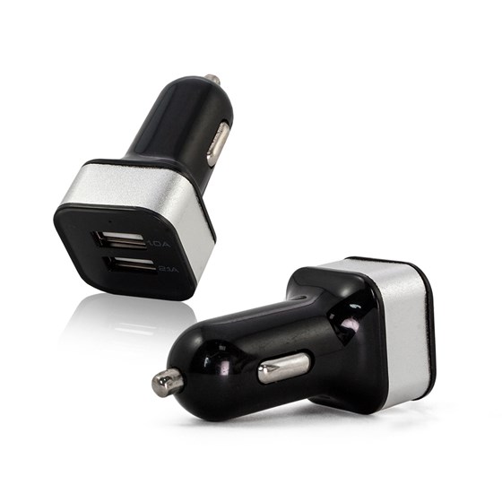 Adapter Auto punjač USB 2x USB 2.1A + 1A Crni (bez kabela) P/N: 33091042 