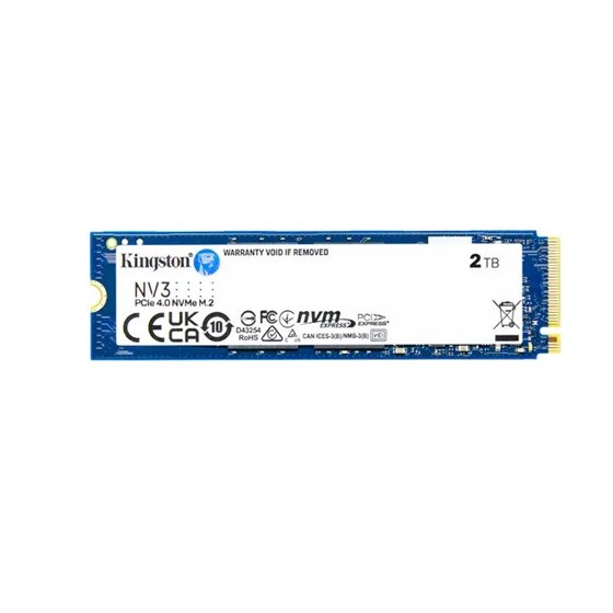 SSD 2TB Kingston NV3, M.2 NVMe, PCIe Gen4x4, 6000/5000 MB/s, SNV3S/2000G