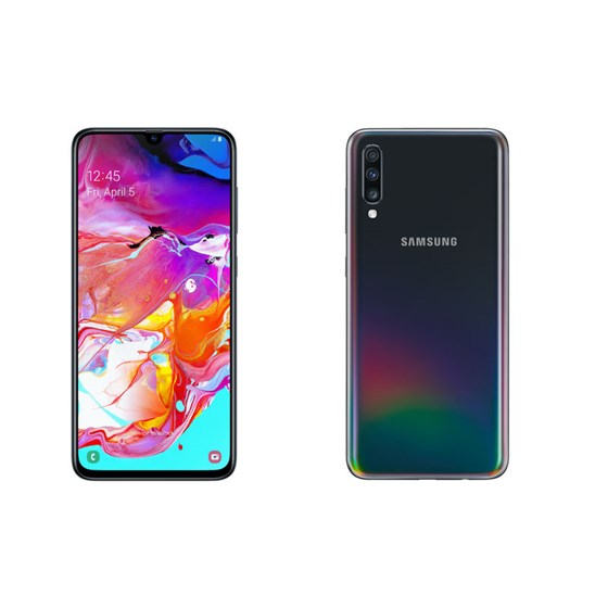 Smartphone Samsung Galaxy A70 DS Crni Snapdragon 675 Octa-core 1.70GHz 6GB 128GB 6.7" Android 9.0 3G 4G WiFi Bluetooth 5.0 P/N: SM-A705FZKUSIO