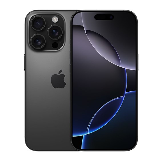 Apple iPhone 16 Pro, 6.3", 8GB/128GB, iOS 18, Black Titanium, mynd3sx/a