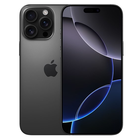 Apple iPhone 16 Pro Max, 6.9", 8GB/256GB, iOS 18, Black Titanium, mywv3sx/a