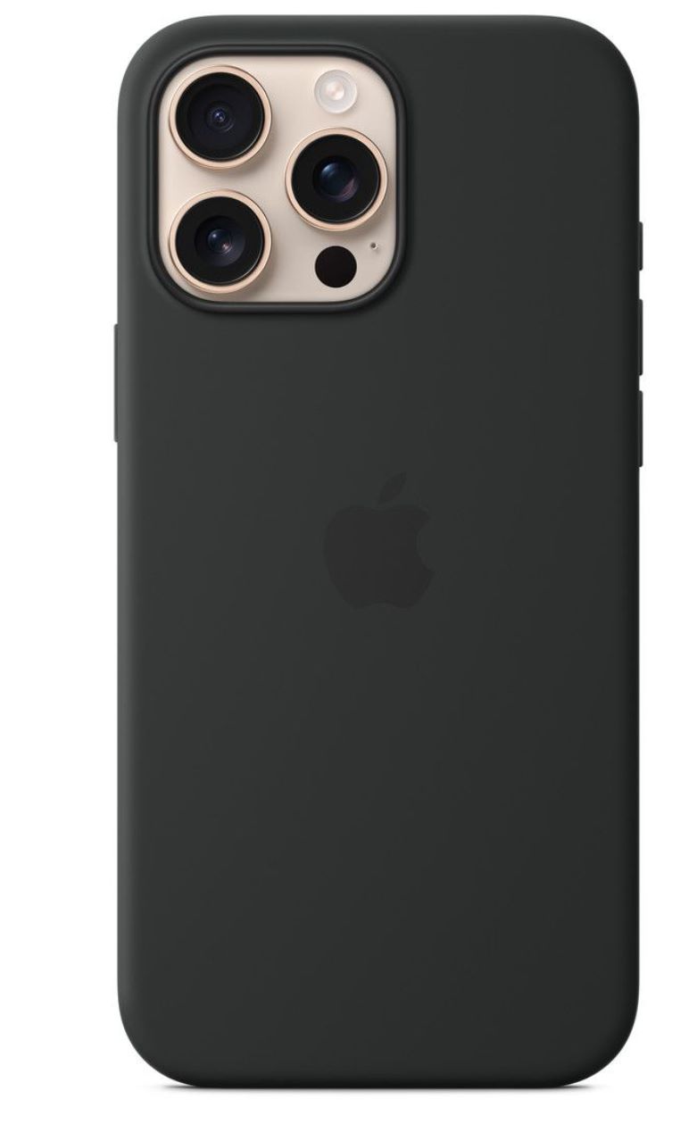Apple iPhone 16 Pro Max Silicone Case with MagSafe - Black