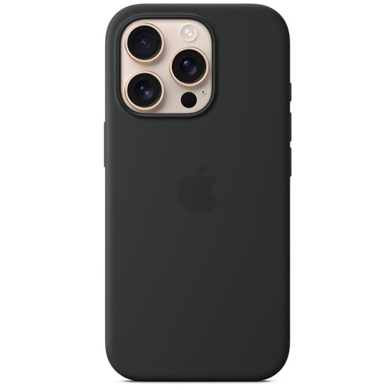 Apple iPhone 16 Pro Silicone Case with MagSafe - Black