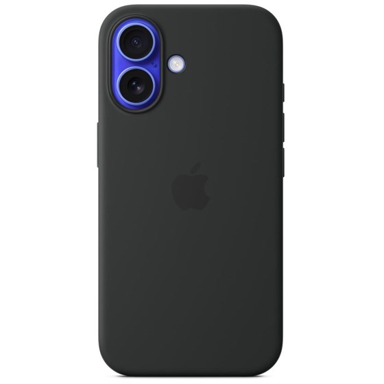 Apple iPhone 16 Silicone Case with MagSafe - Black