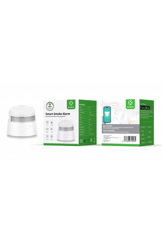 Woox ZigBee Smart Wi-Fi senzor dima, WooxHome app, Google Assistant