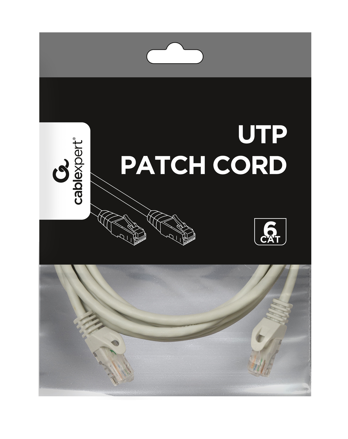 Kabel UTP CAT 6 3m Sivi Gembird P/N: PP6U-3M