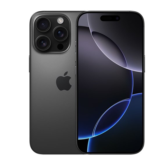 Apple iPhone 16 Pro, 6.3", 8GB/1TB, iOS 18, Black Titanium, mynr3sx/a