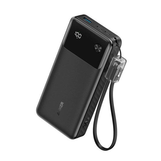 Anker Powerbank 20.000 mAh, 30W sa USB-C kablom, crni