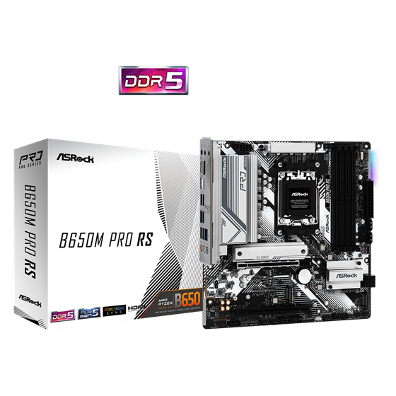 Matična ploča ASRock B650M PRO RS, AMD B650, AM5, mATX, DDR5