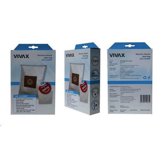Vivax VIVAX HOME vrećice za usisavač sint. (4kom/pak) + filter 