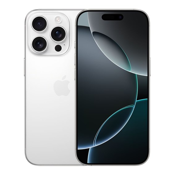 Apple iPhone 16 Pro, 6.3", 8GB/128GB, iOS 18,White Titanium, myne3sx/a
