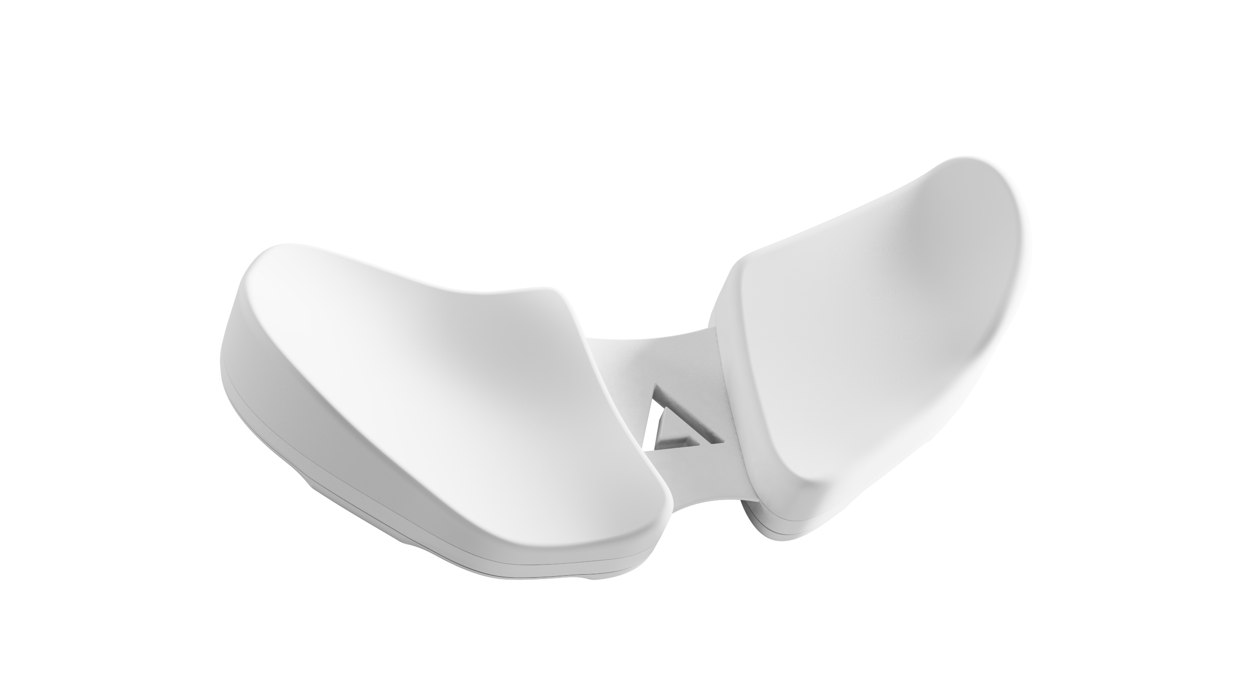 DeltaHub Ergonomski oslonac za zglob Carpio 2.0 - ergonomic wrist rest Right / L / White